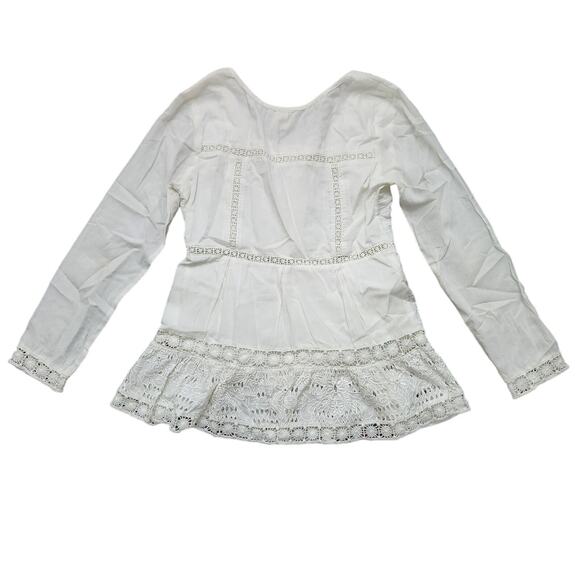 Sundance Crochet Bohemian Blouse Size Small - Picture 5 of 5